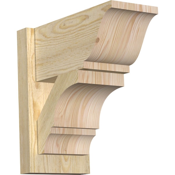 Ekena Millwork Balboa Traditional Rough Sawn Outlooker, Douglas Fir, 8"W x 16"D x 16"H OUT08X16X16BOA01RDF - main